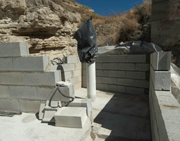 Starting block walls