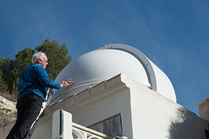 The finished dome installation